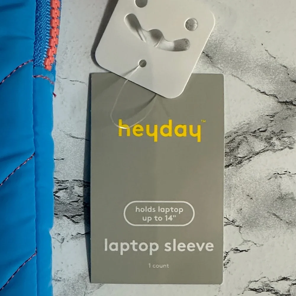 heyday Bright Blue Puffy Tablet/Laptop Sleeve Up to 14”